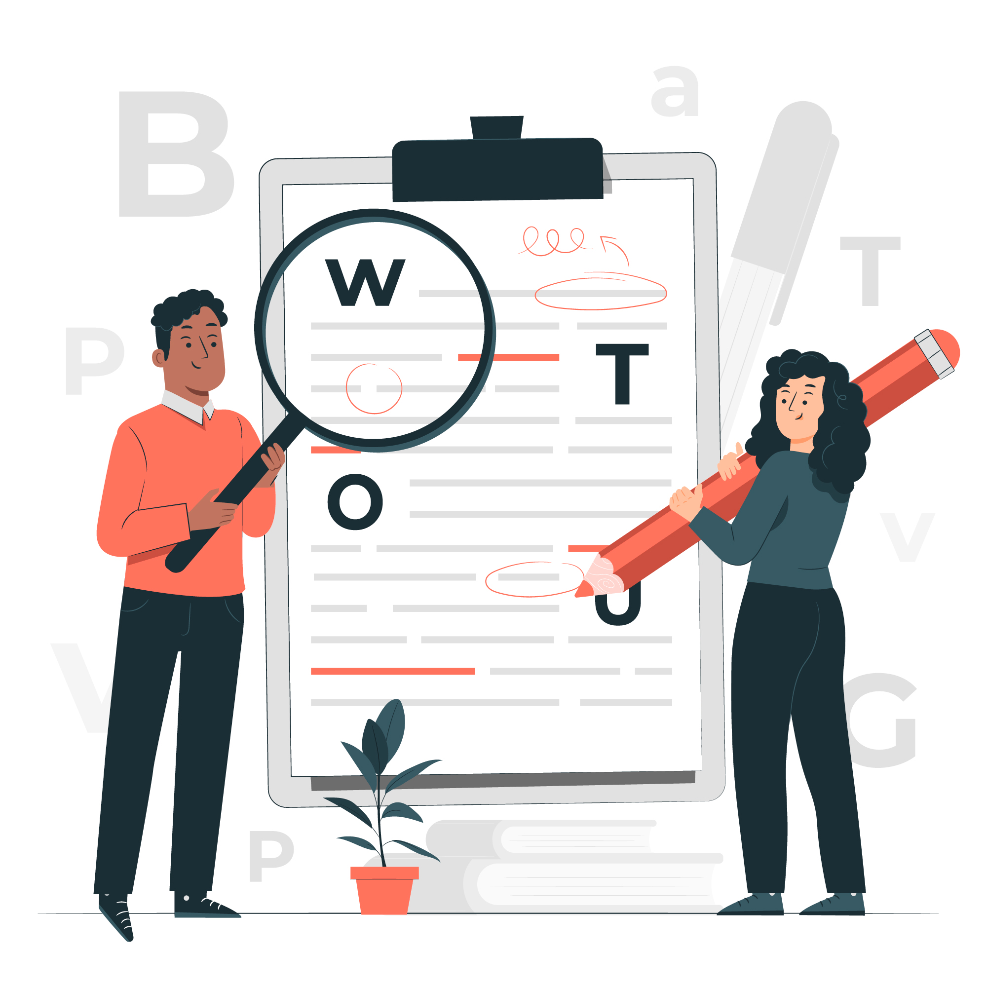 AI checker for research papers Research papers illustration
