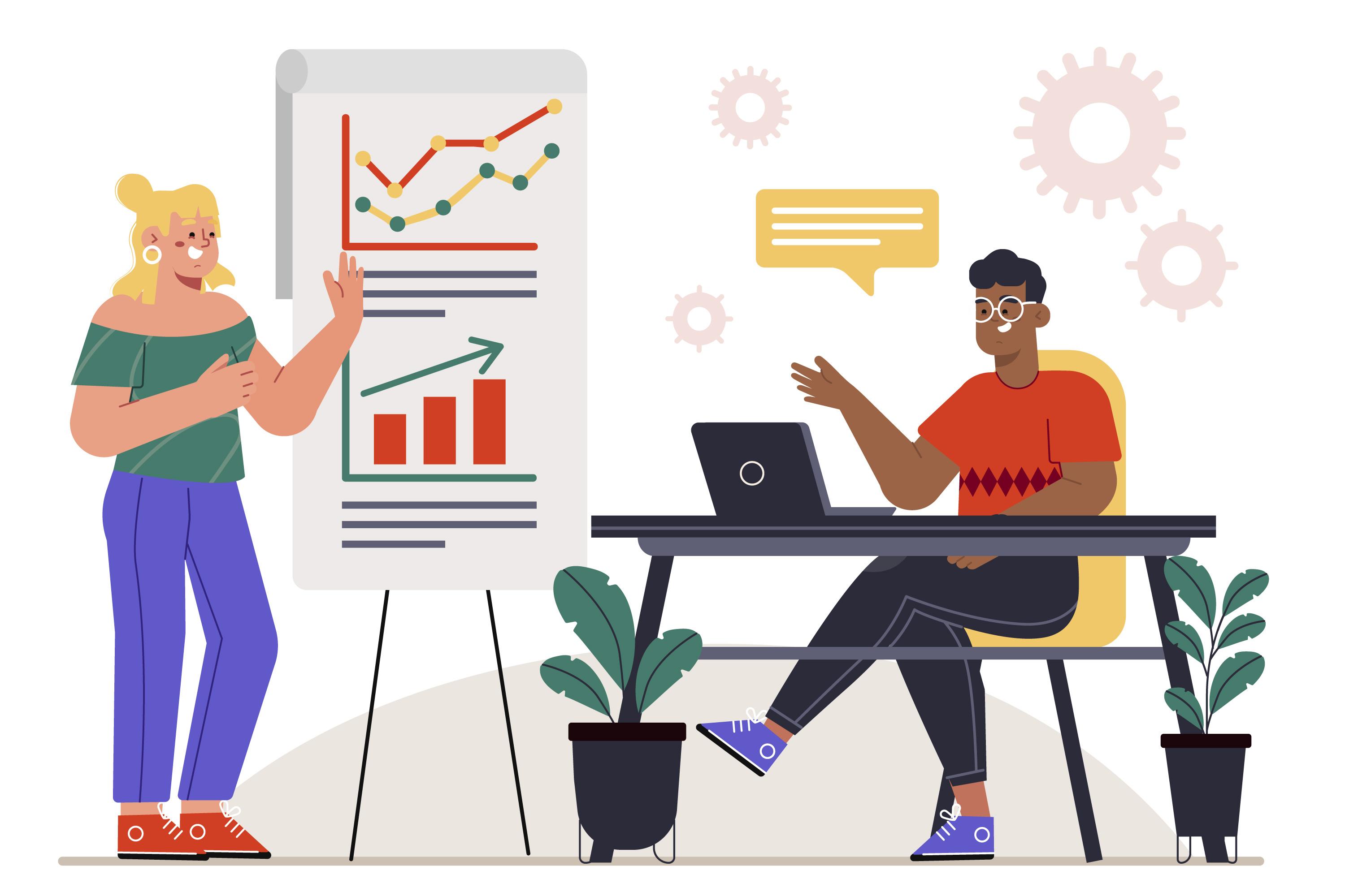 AI checker for work projects Work projects illustration